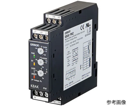 62-4581-48 K8AK monitoring relay for overcurrent/out of phase/antiphase/out of current detection K8AK-PW1