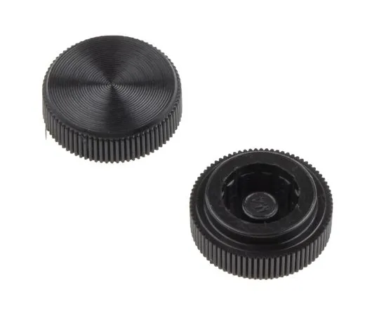 63-6727-74 RS PRO Black Knurled Clamping Knob, M4 771-667