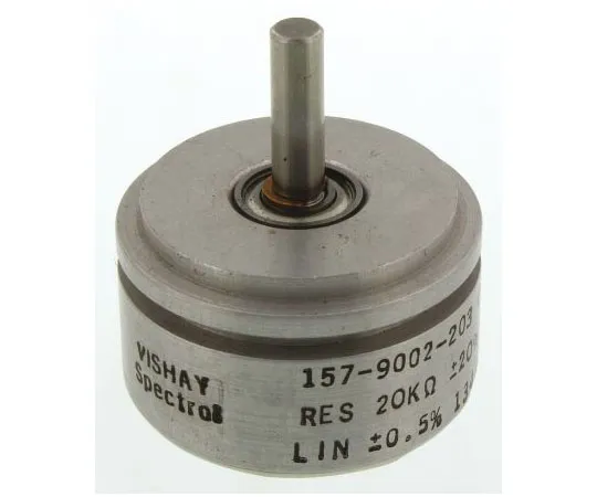 63-7351-21 Vishay 1 Gang Rotary Conductive Plastic Potentiometer with a 3.18 mm Dia. Shaft, 20kΩ, ±20%, 1W, Linear 157S203MB9002 157S203MB9002