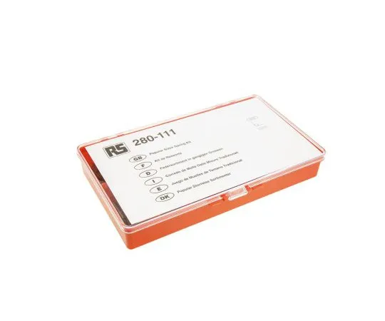 63-6612-34 RS PRO Steel Alloy Compression, Extension, Torsion Spring Kit, 156 Springs 280-111