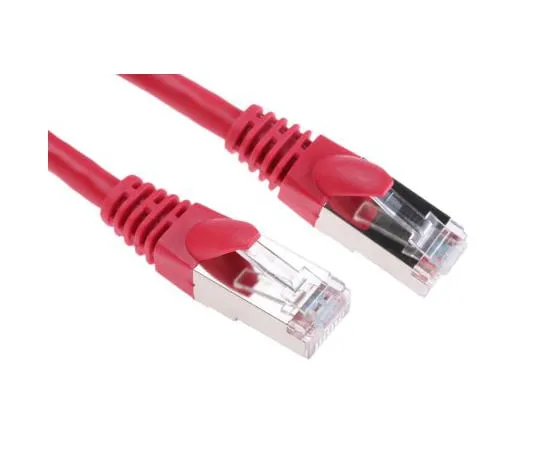 63-6702-54 RS PRO Red PVC Cat5e Cable F/UTP, 5m Male RJ45/Male RJ45 Terminated 556-241