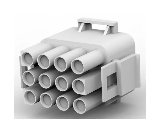 63-6690-32 Connector Housing Male 12 Pole 3 Rows 6.35 mm Maiten Lock 350735-4