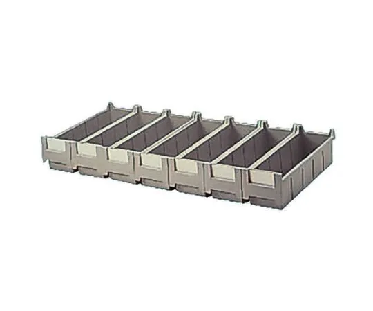 63-6692-42 RS PRO 7 Drawer Unit, Plastic, 138mm x 138mm x 431mm, Grey 519-582