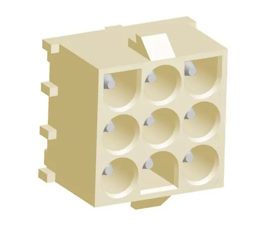 63-6938-97 Substrate connection Header Maiten lock 9 poles 6.35 mm 3 rows vertical 1969818-1