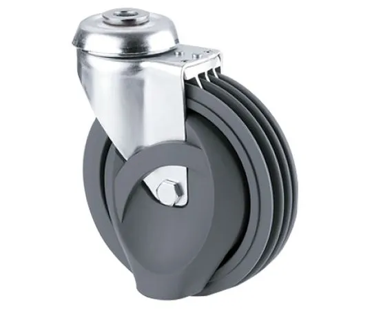 63-6984-37 Tente Swivel Castor with Brake 2875QMP125P30-13, 80 kg, 160 (Static) kg, PUR tyres 2875QMP125P30-13