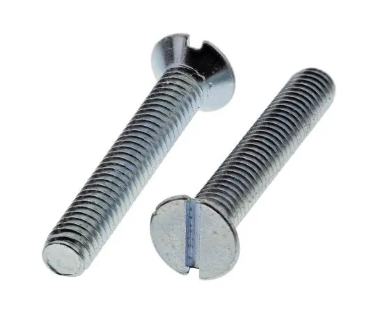 63-6702-05 RS PRO, M4 Countersunk Head, 25mm Steel Slot Bright Zinc Plated 553-908