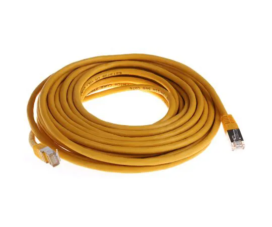 63-6637-47 RS PRO Yellow Cat6 Cable, S/FTP, Male RJ45/Male RJ45, Terminated, 10m 411-312