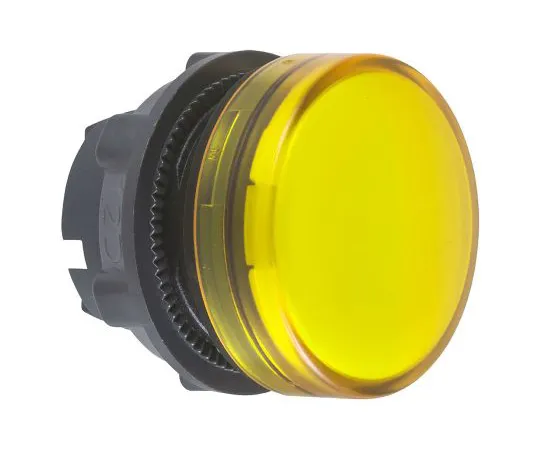 63-6988-39 Schneider Electric Harmony XB5 Series, Yellow Pilot Light, 22mm Cutout ZB5AV083