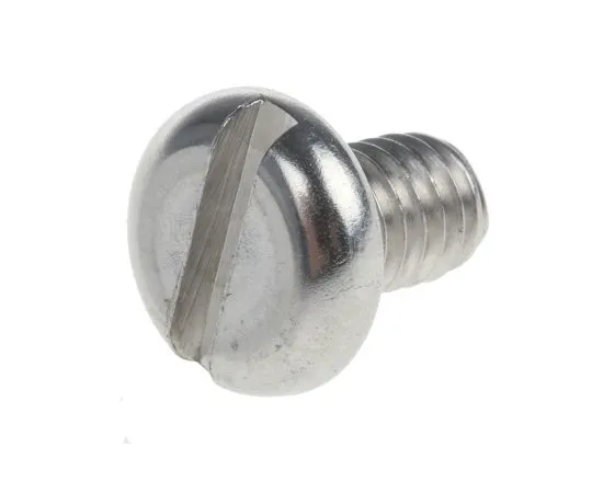 63-6575-92 RS PRO, M4 Pan Head, 6mm Stainless Steel Slot A4 316 Plain 189-355