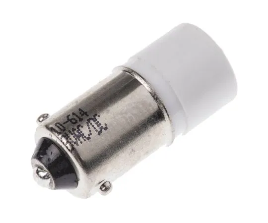 63-6586-77 LED Reflector Bulb, BA9s, White, Single Chip, 10mm dia., 28V ac/dc 210-614