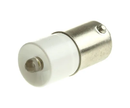 63-6585-84 LED Reflector Bulb, BA9s, White, Single Chip, 10mm dia., 12V ac/dc 209-462