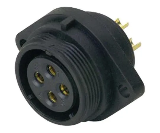63-7026-07 RS PRO Flange Mount Connector, 4 contacts Plug 131-6376