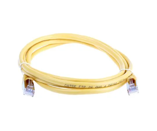 63-6703-30 RS PRO Yellow PVC Cat5e Cable F/UTP, 2m Male RJ45/Male RJ45 Terminated 556-746