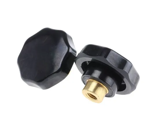 63-6717-21 RS PRO Black Multiple Lobes Clamping Knob, M8 686-171