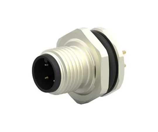 63-7040-80 TE Connectivity M12 Series Panel Mount Connector, 4 contacts Socket T4140012041-000