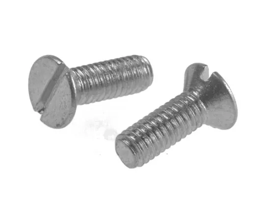 63-6701-99 RS PRO, M4 Countersunk Head, 12mm Steel Slot Bright Zinc Plated 553-879