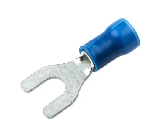 63-6735-61 Y-Shaped Crimp Terminal Stud Size M4 Blue 1 to 2.6 mm 2 16 AWG to 14 AWG 34166