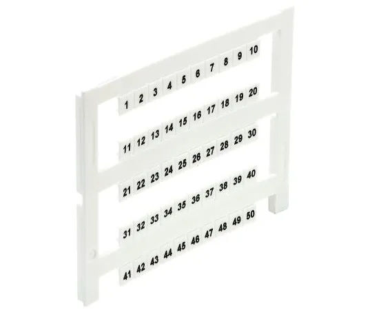 63-6678-79 Marker Card for *** with DIN Rail Terminal 501-695