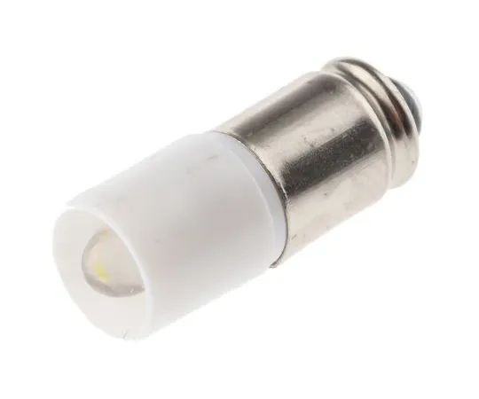 63-6583-96 LED Reflector Bulb, Midget Groove, White, Single Chip, 6mm dia., 28V ac/dc 207-141