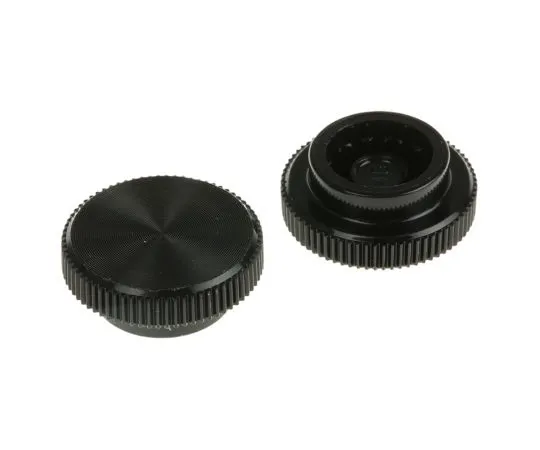 63-6727-76 RS PRO Black Knurled Clamping Knob, M6 771-689