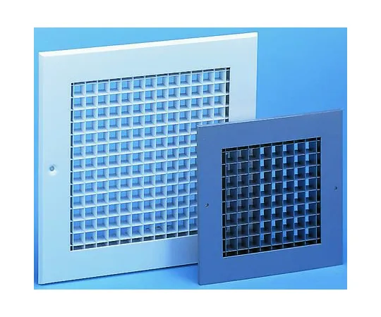 63-6646-20 Silver Aluminium Grille, 450 x 450mm 432-722
