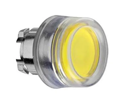 63-7038-69 Schneider Electric Harmony XB4 Series, Yellow Push Button Head, Spring Return, 22mm Cutout ZB4BW583