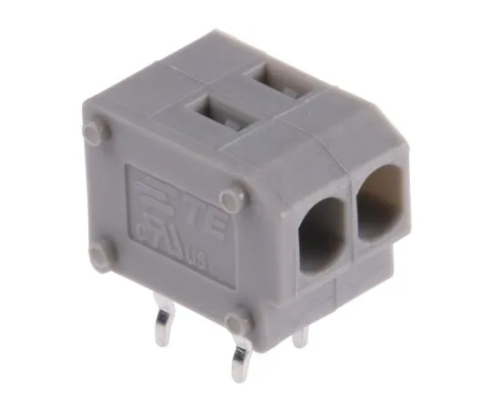 63-6880-71 Substrate Terminal Block 3.81 mm Pitch 1 Row 2 Pole Gray 2834088-1