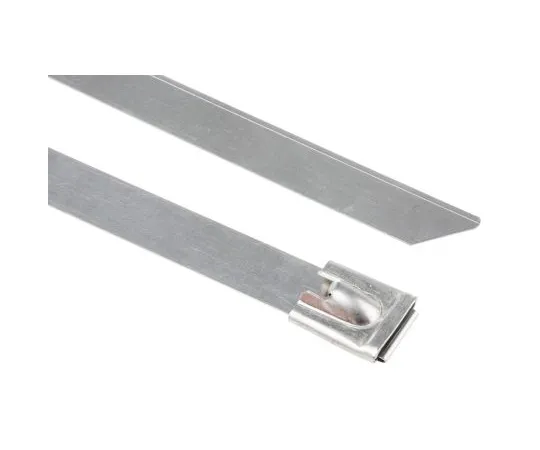 63-6895-19 RS PRO Steel Cable Tie Stainless Steel Roller Ball, 360mm x 12 mm 123-5029