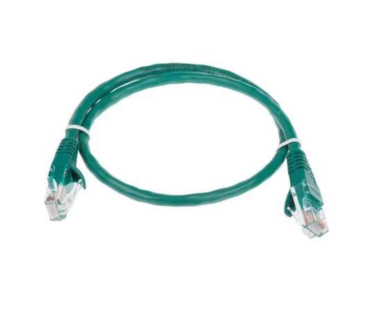 63-6702-94 RS PRO Green PVC Cat5e Cable U/UTP, 500mm Male RJ45/Male RJ45 Terminated 556-538