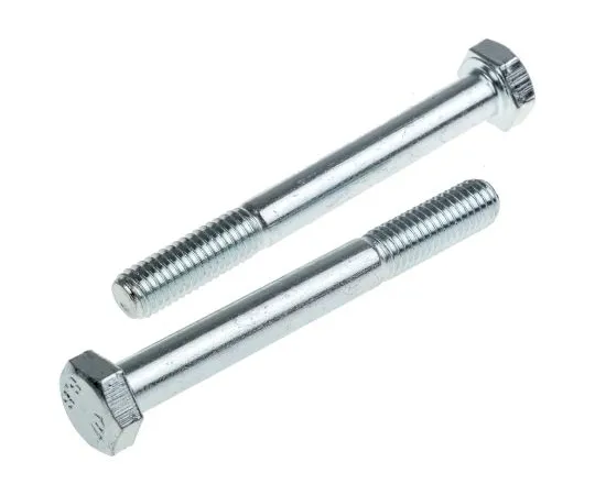 63-6612-04 Clear Passivated, Zinc Steel Hex Bolt, M8 x 70mm 279-638