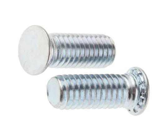 63-6733-39 RS PRO Steel Zinc plated & clear Passivated Self Clinching Stud, M6, length-16mm 827-439