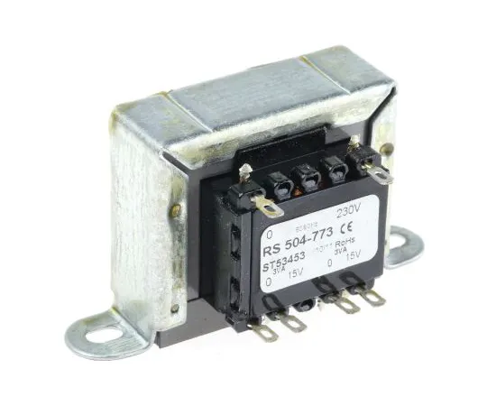 63-6680-84 RS PRO 6VA 2 Output Chassis Mounting Transformer, 15V ac 504-773