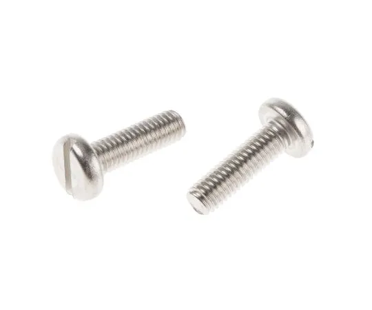 63-6695-48 RS PRO, M6 Pan Head, 20mm Stainless Steel Slot A2 304 Plain 527-139