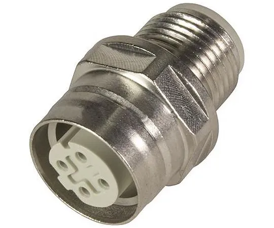 63-7003-46 Harting 4 Pole M12 Socket to 4 Pole M12 Plug Adapter 21033812403