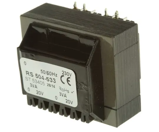 63-6680-44 20V ac 2 Output Through Hole PCB Transformer, 6VA 504-533