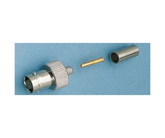 63-7320-87 Amphenol Straight 75Ω Cable Mount BNC Connector, jack, Nickel, Crimp Termination B6121A1-NT3G-3-75
