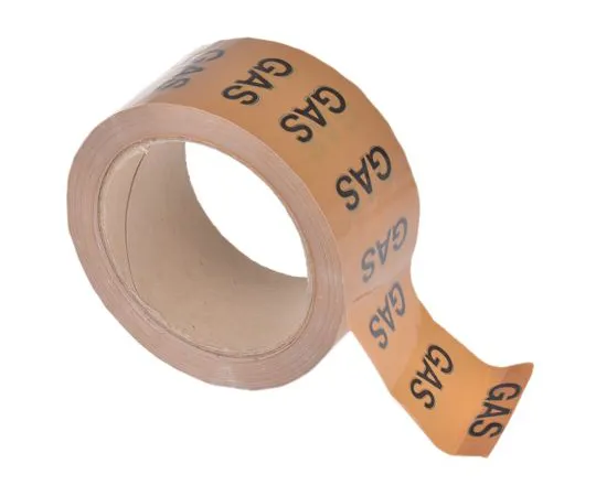 63-6720-07 RS PRO beige PP, Vinyl Pipe Marking Tape, text Gas, Dim. W 50mm x L 33m 711-457