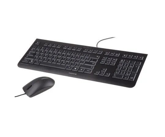 63-6971-49 Cherry Black Wired QWERTY Keyboard and Mo*** Set JD-0800EU-2
