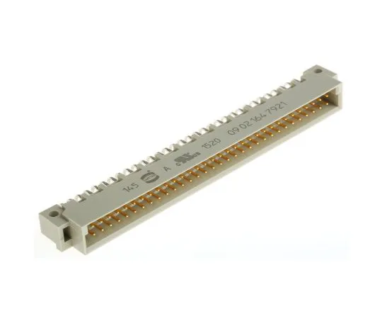 63-6634-89 DIN 41612 Connector Male 64 Pole 2 Row 2.54 mm pitch 09021647921