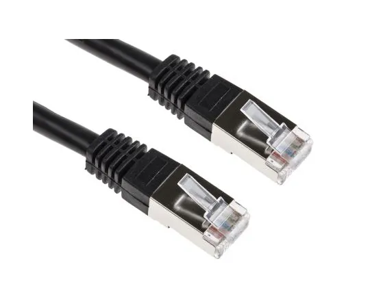 63-6637-48 RS PRO Black Cat6 Cable, S/FTP, Male RJ45/Male RJ45, Terminated, 5m 411-328