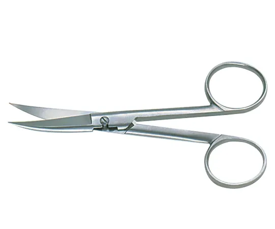2-537-01　［Discontinued］Scissors Curved Scissors Both Sharp 120mm　No.11