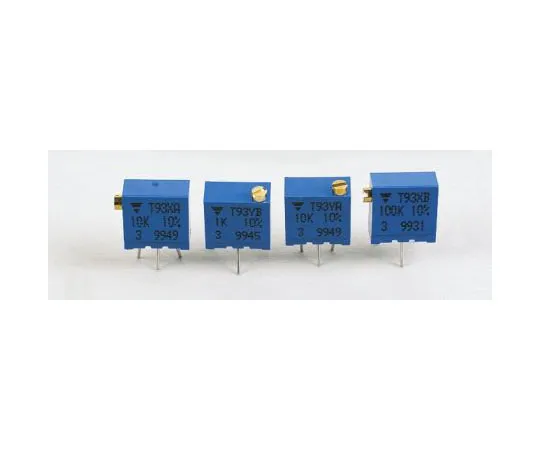 63-7334-73 1kΩ Through Hole Trimmer Potentiometer 0.5W Top Adjust Vishay T93 Series T93YA102KT20