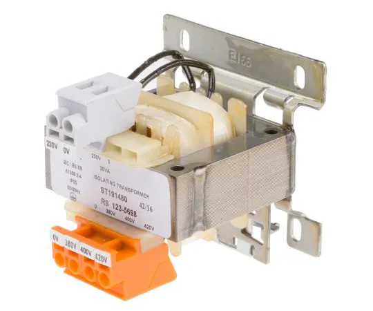 63-6900-07 RS PRO 20VA Isolation Transformer, 380 V ac, 400 V ac, 420 V ac Primary, 230V ac Secondary 123-5698