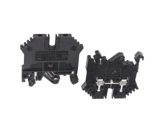63-6679-21 RS PRO Black Standard Din Rail Terminal, 0.2 → 2.5 mm², 0.2 → 2.5mm², 800 V 501-976