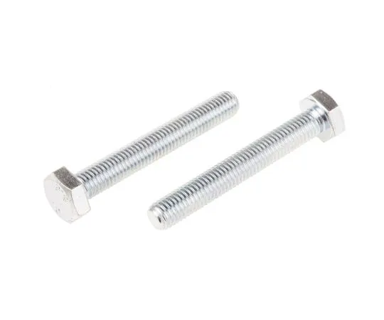 63-6609-96 Clear Passivated, Zinc Steel Hex M10 x 70mm Set Screw 276-213
