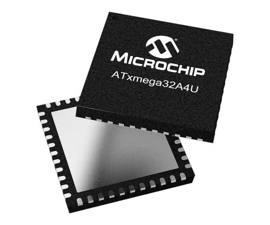 63-7029-90 Microchip Technology ATXMEGA32A4U-MH, 8/16bit AVR Microcontroller, 32MHz, 32 + 4 kB Flash, 44-Pin VQFN ATXMEGA32A4U-MH