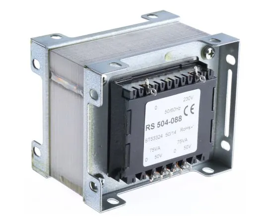 63-6679-98 RS PRO 150VA 2 Output Chassis Mounting Transformer, 50V ac 504-088