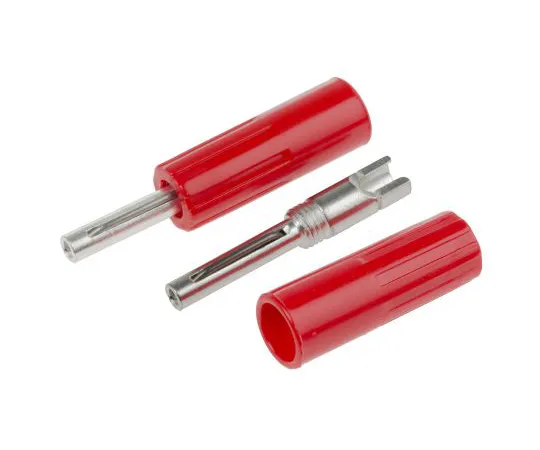 63-6749-64 RS PRO Red Male Banana Plug - Solder Termination, 50V, 10A 103-7637