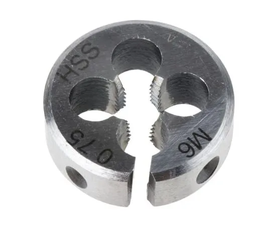 63-6590-09 RS PRO Thread Die, M6 x 0.75mm Pitch, 13/16in od 215-805