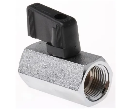 63-6671-41 RS PRO Chrome Plated Brass Hydraulic Ball Valve G 3/8 486-340